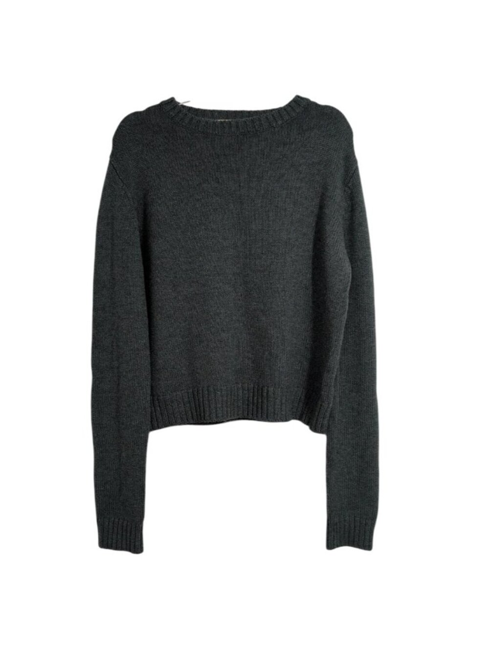 Cabbages & Roses Merino Wool Sweater Womens Size Medium Green Minimalist